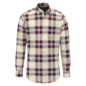 Fynch Hatton Combi Flannel Check Shirt